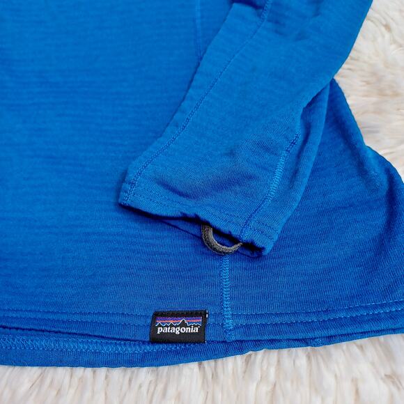 Patagonia Women's Capilene Thermal Weight Zip-Neck Blue Size XS - Picture 2 of 9